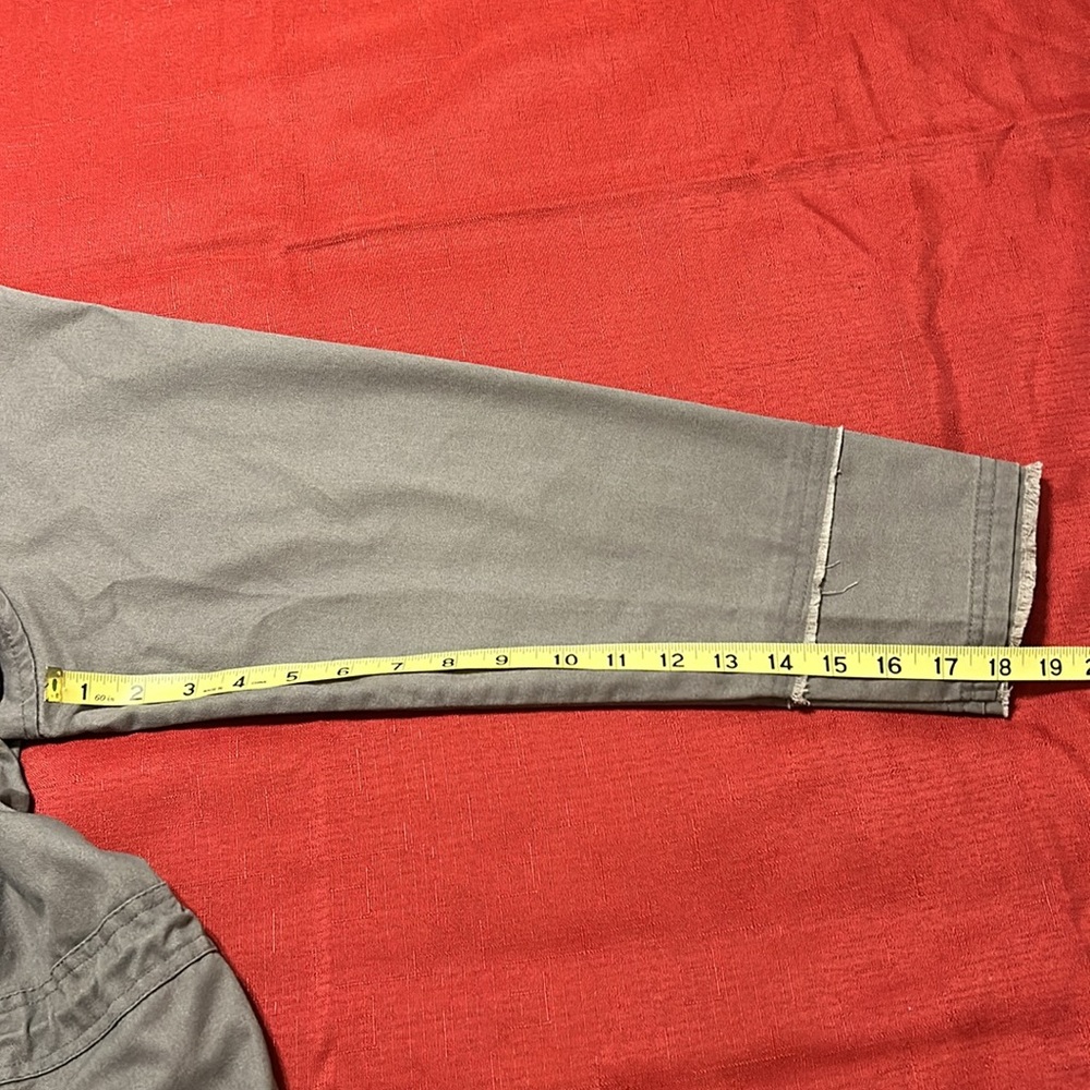 Charlotte Russe + Grey Lightweight Cargo Anorak Jacket Size 2X - Picture 4 of 11